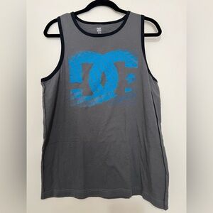 Men’s Gray DC Logo Tank